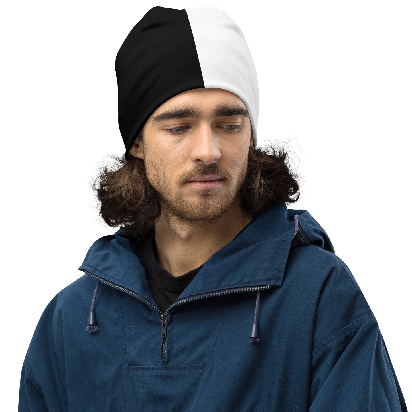 Half Black Half White - Beanie - iSAW Company