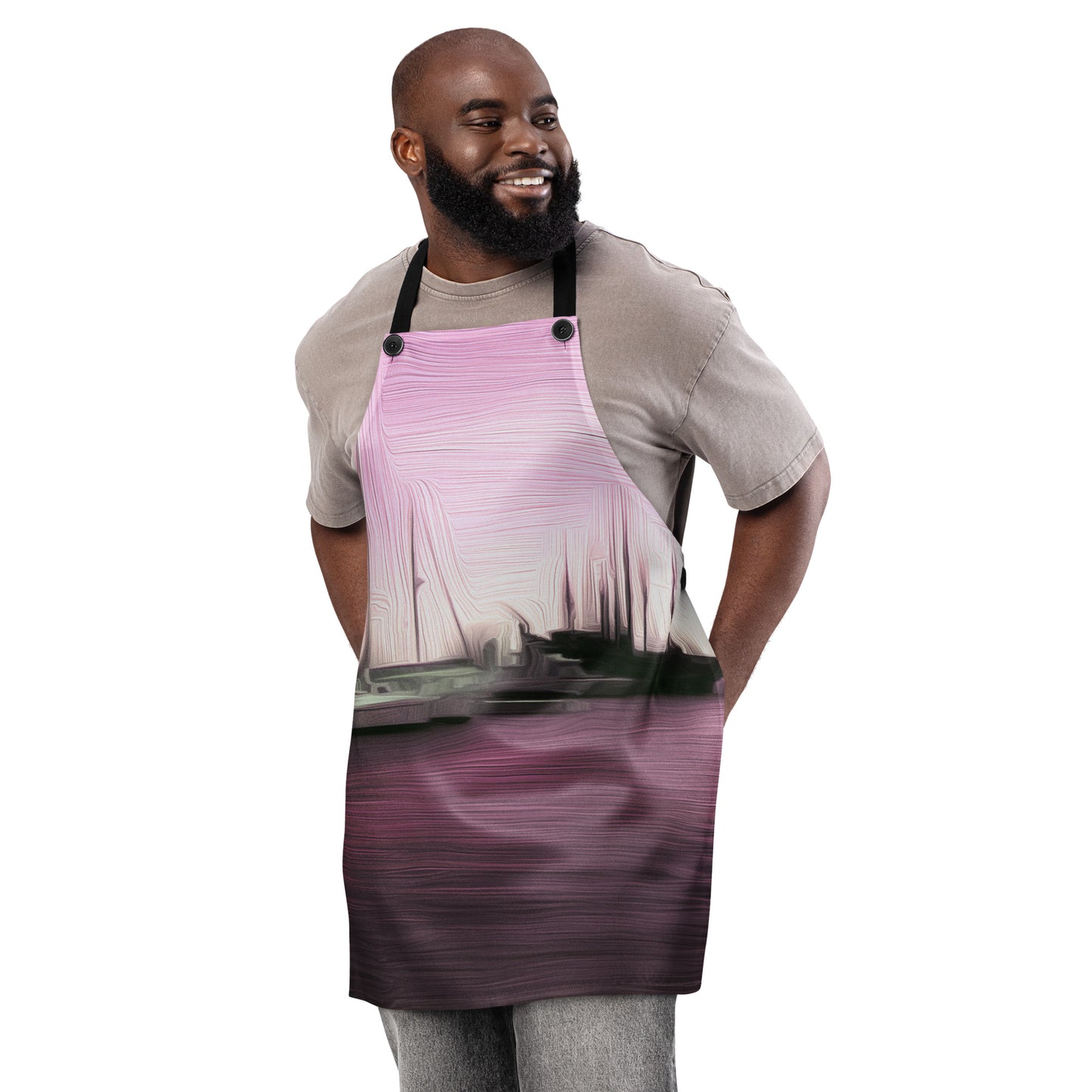 The Sleeping Yachts (at Evening) - Apron - iSAW Company