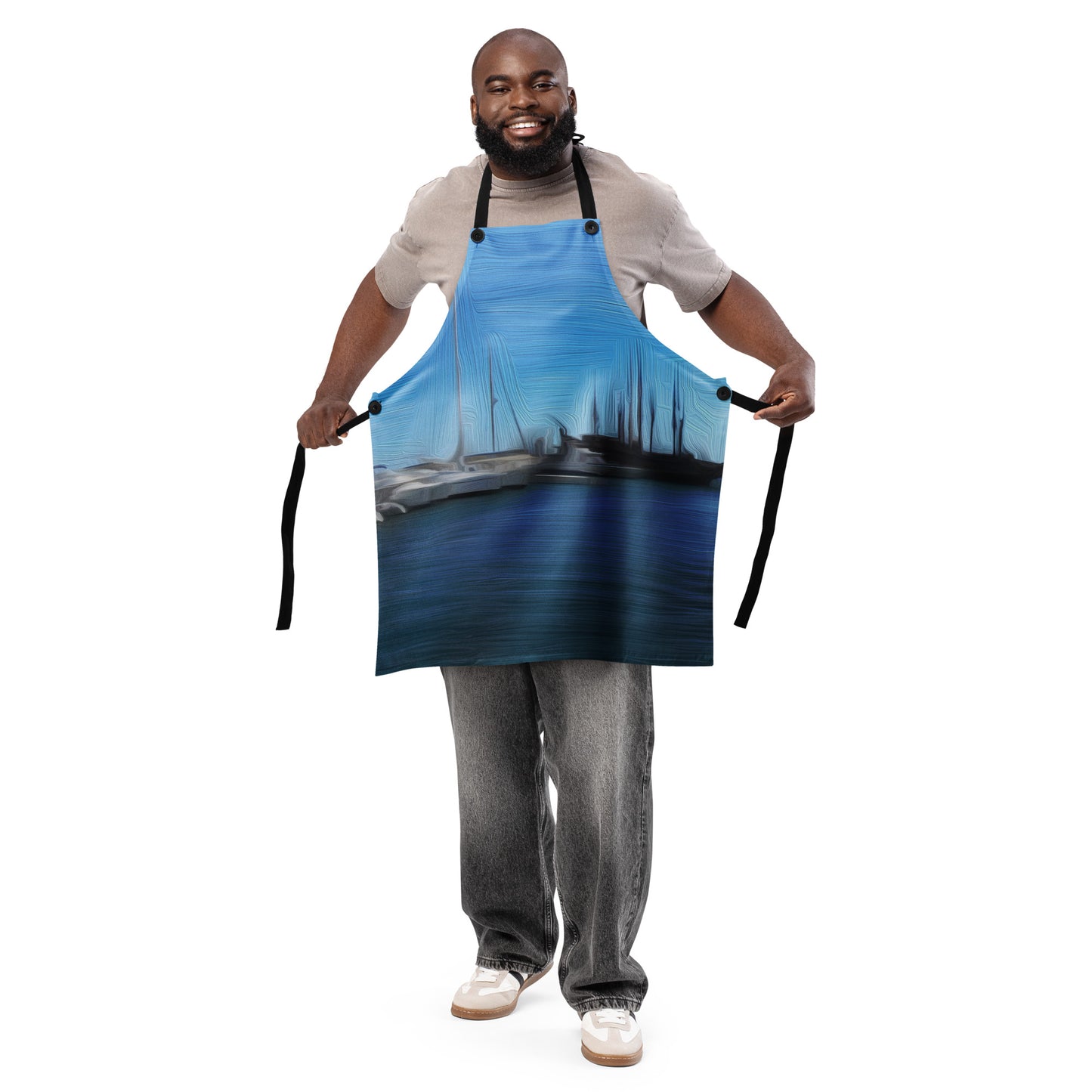 The Sleeping Yachts (at Morning) - Apron - iSAW Company