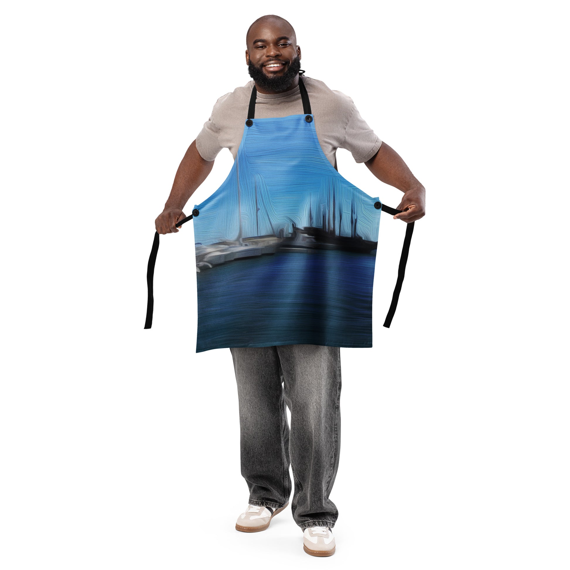 The Sleeping Yachts (at Morning) - Apron - iSAW Company