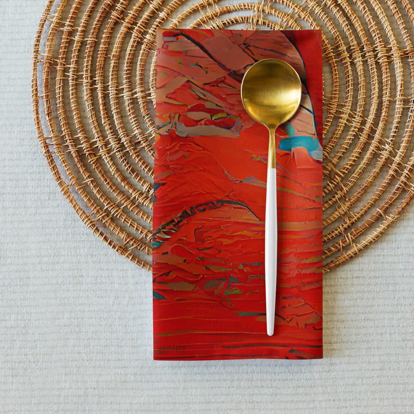 Half Black Half Hónghǎi - Cloth Napkin Set - iSAW Company