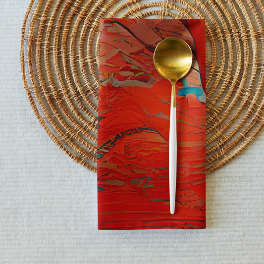 Half Black Half Hónghǎi - Cloth Napkin Set - iSAW Company