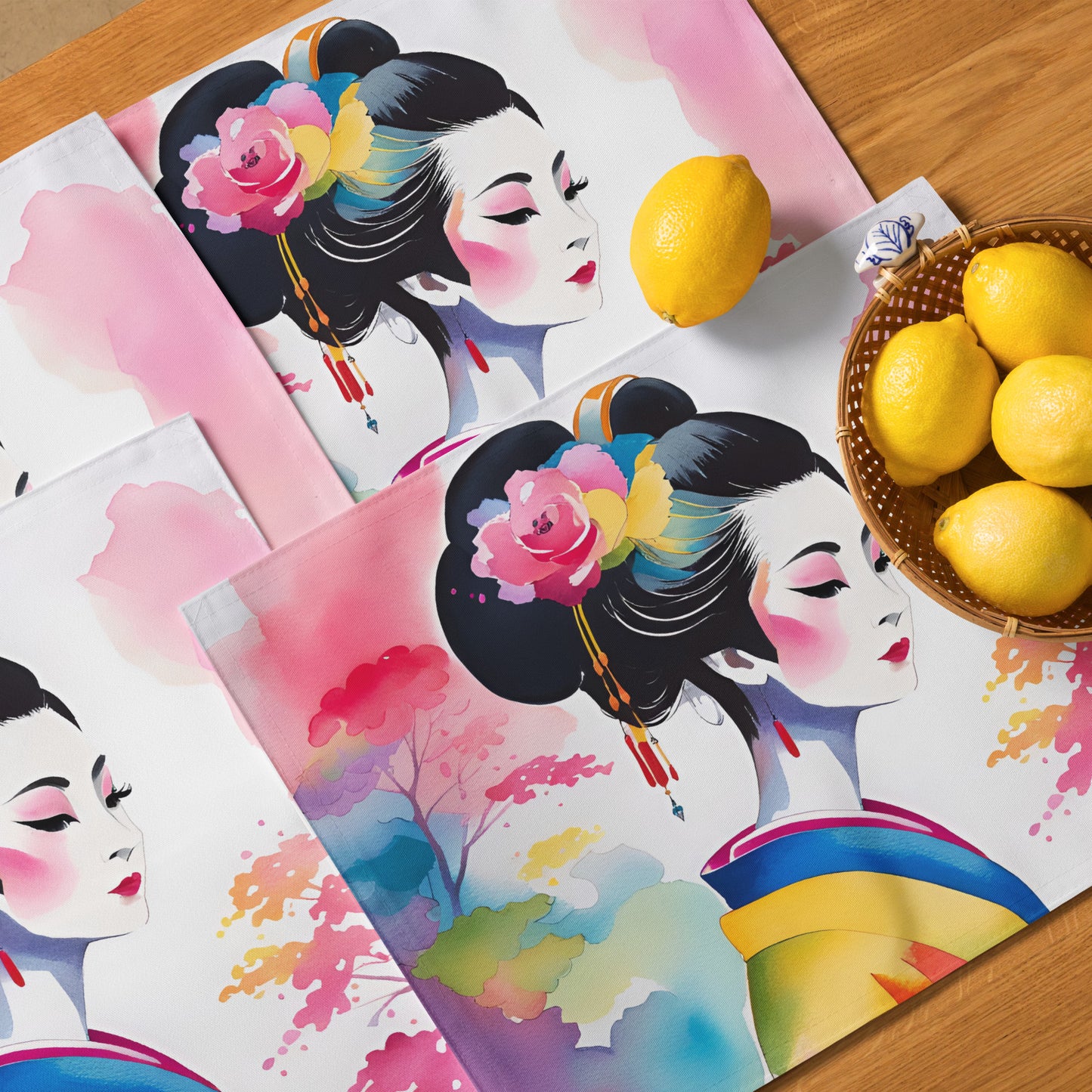 Geisha Girl - Placemat Set - iSAW Company