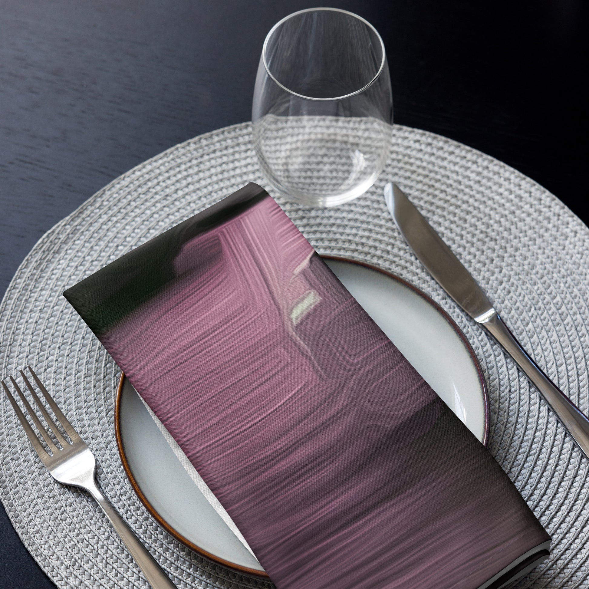 The Sleeping Yachts (at Evening) - Cloth Napkin Set - iSAW Company