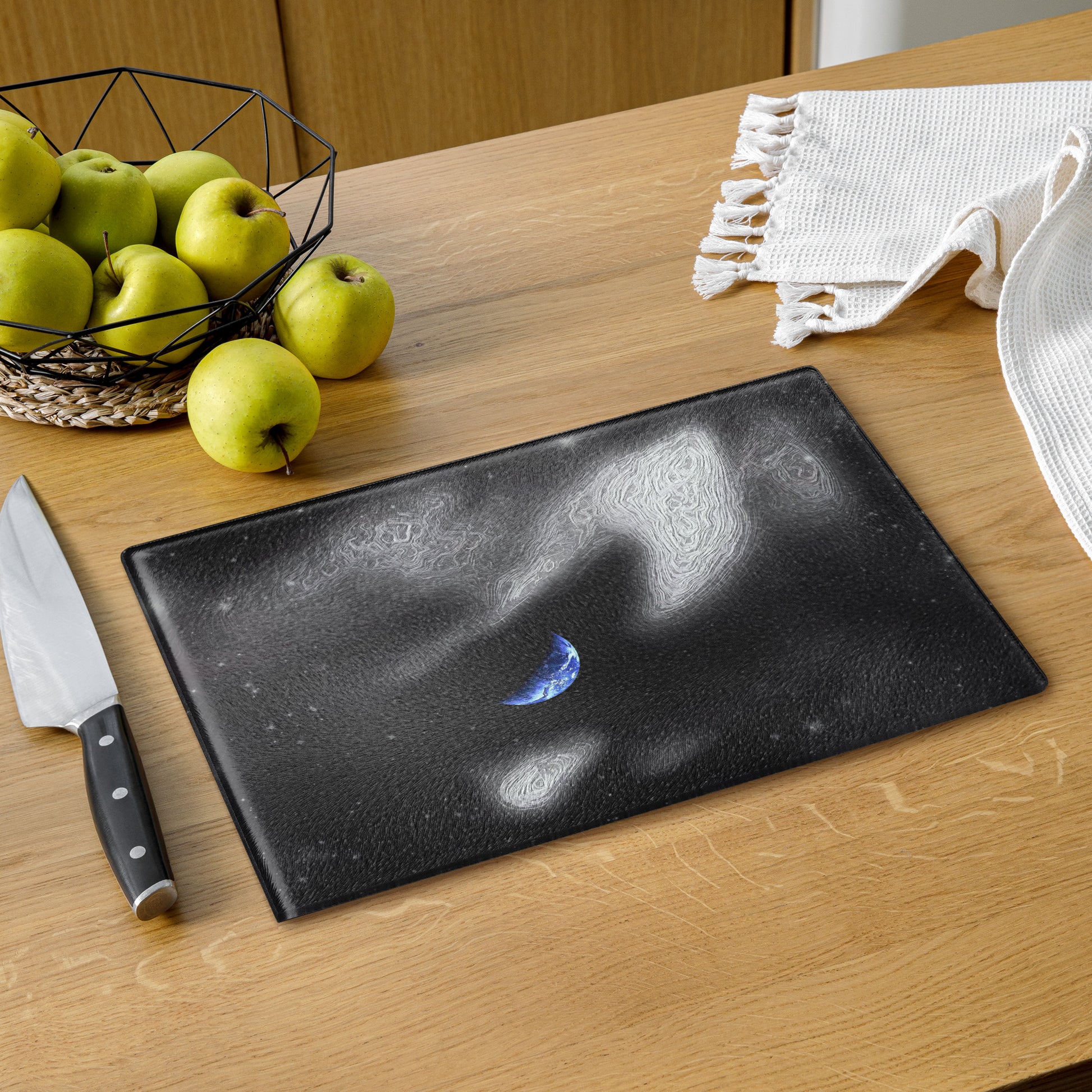 In The Quiet of Your Mind - Glass Cutting Board - iSAW Company