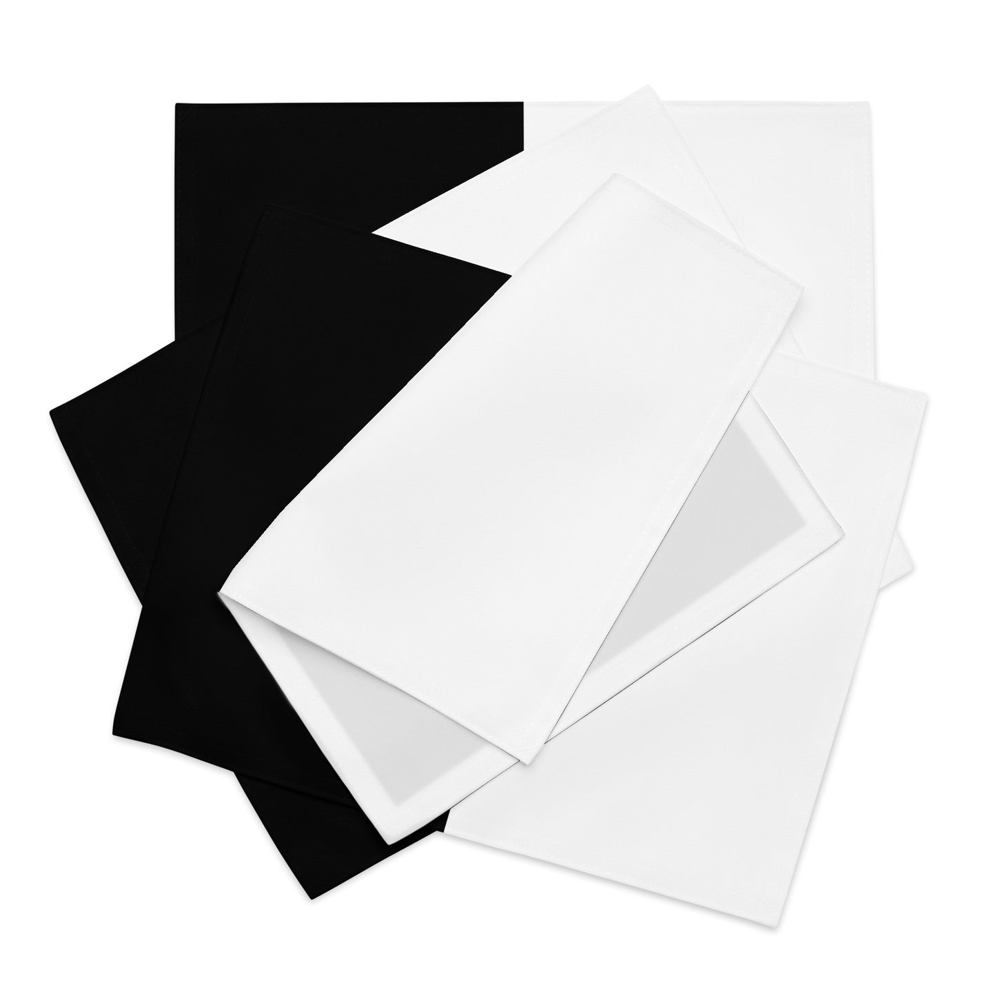 Half Black Half White - Placemat Set - iSAW Company