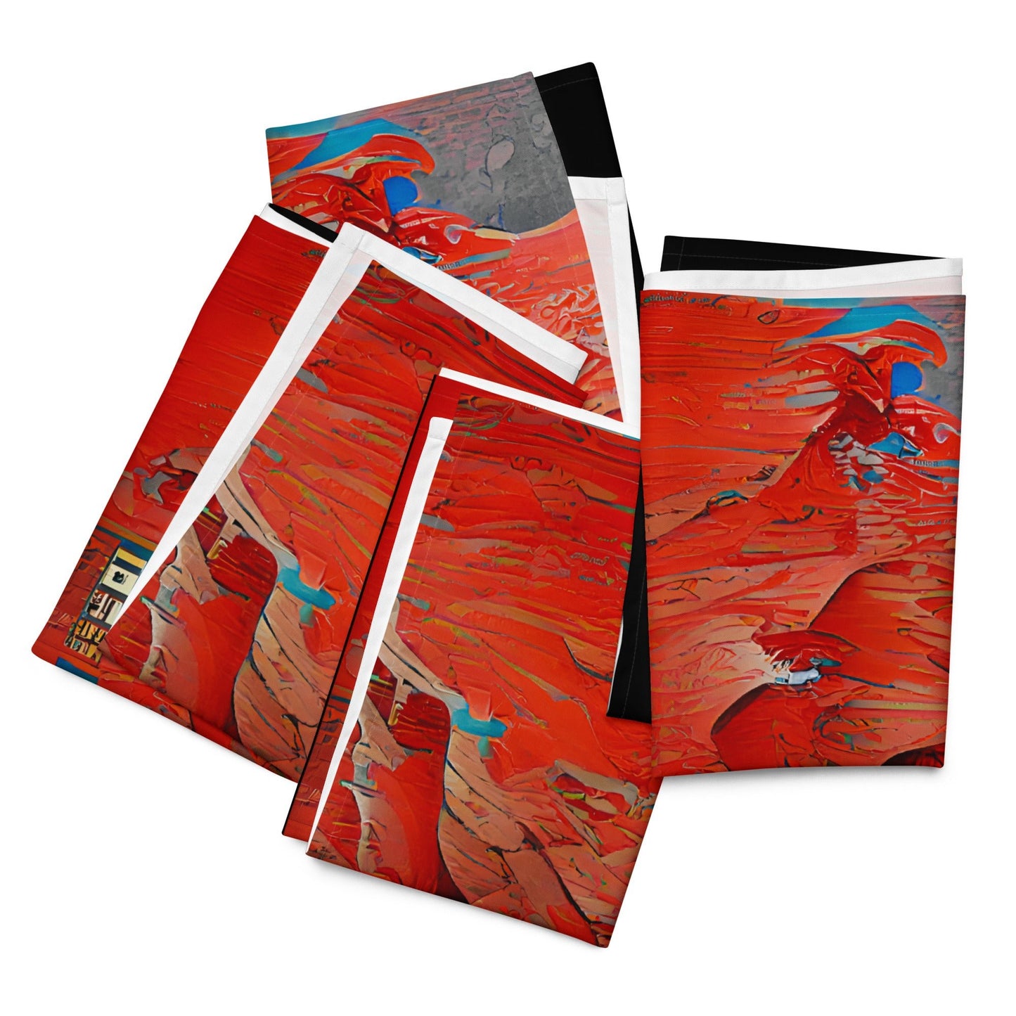 Half Black Half Hónghǎi - Cloth Napkin Set - iSAW Company