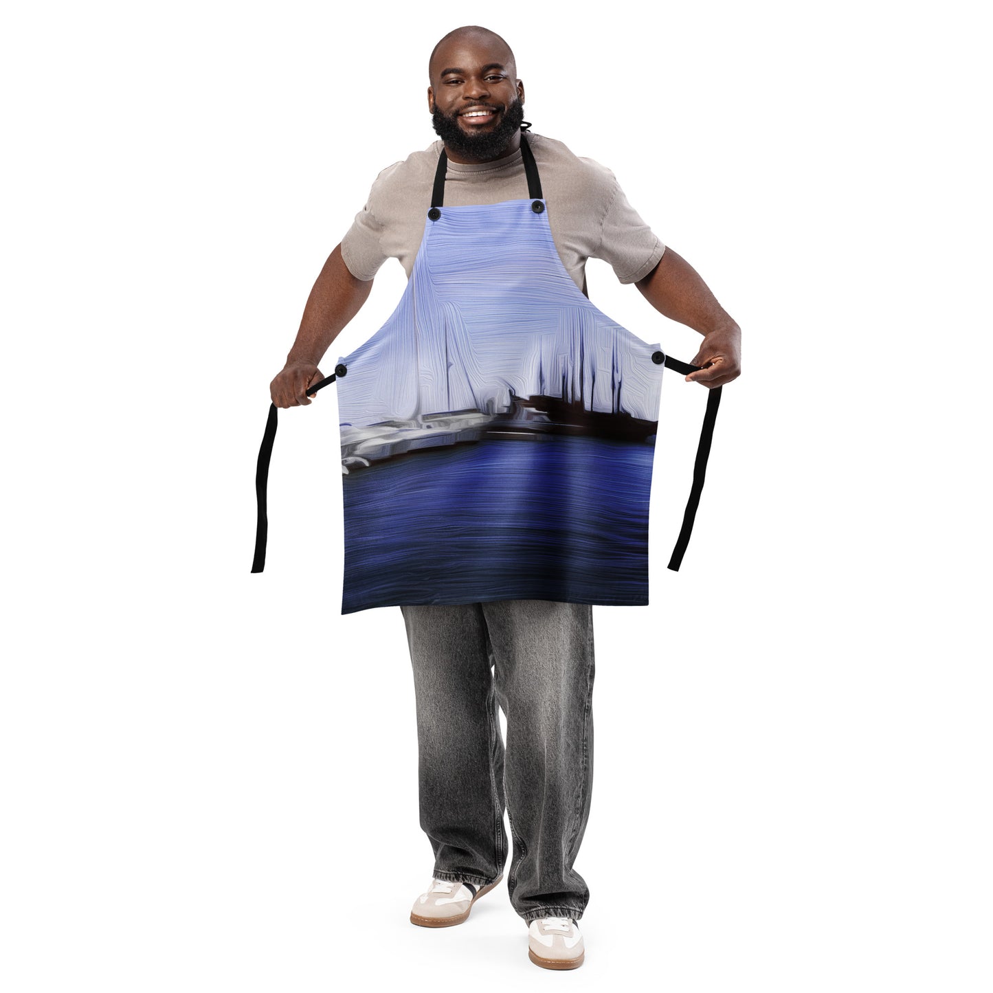 The Sleeping Yachts (at Afternoon) - Apron - iSAW Company