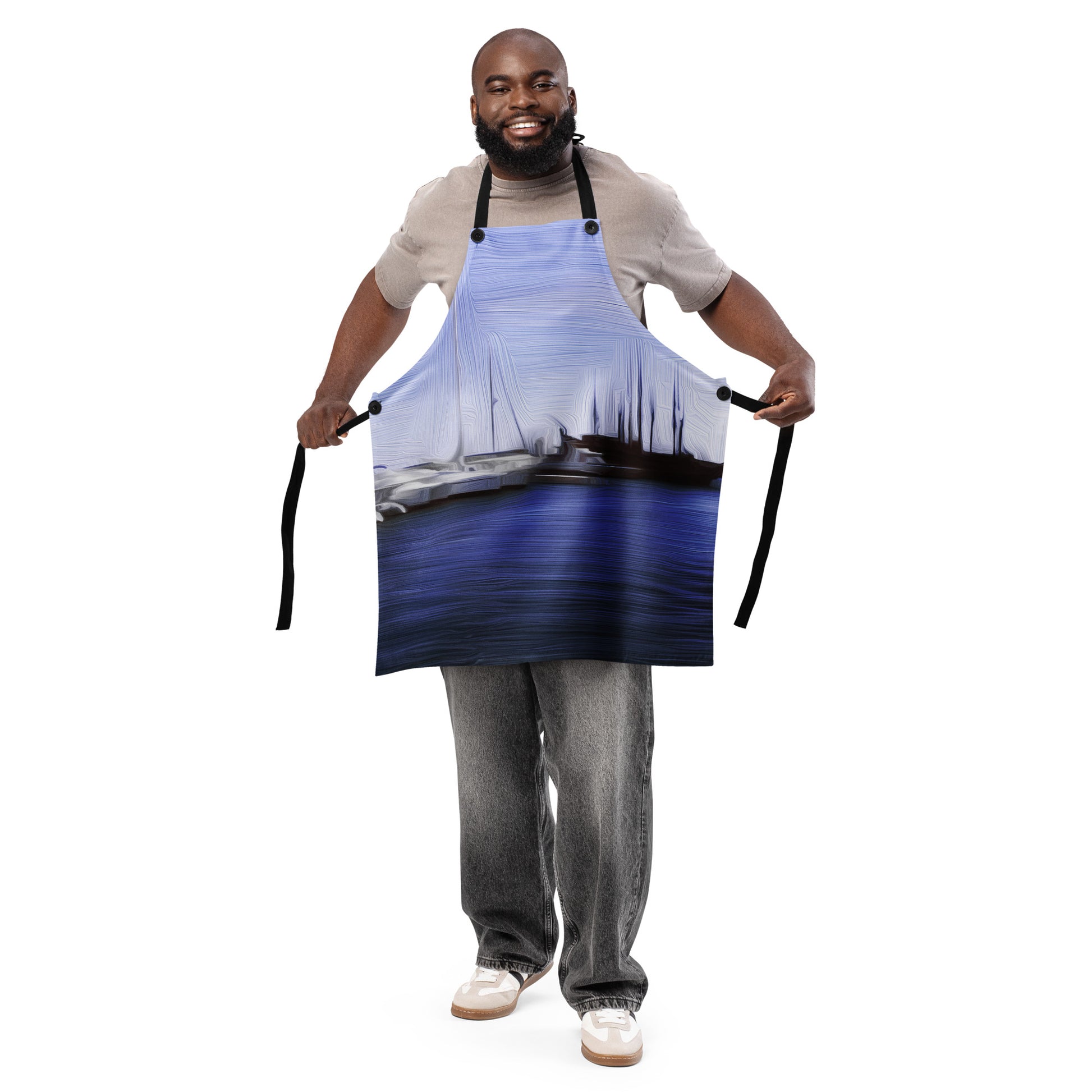 The Sleeping Yachts (at Afternoon) - Apron - iSAW Company