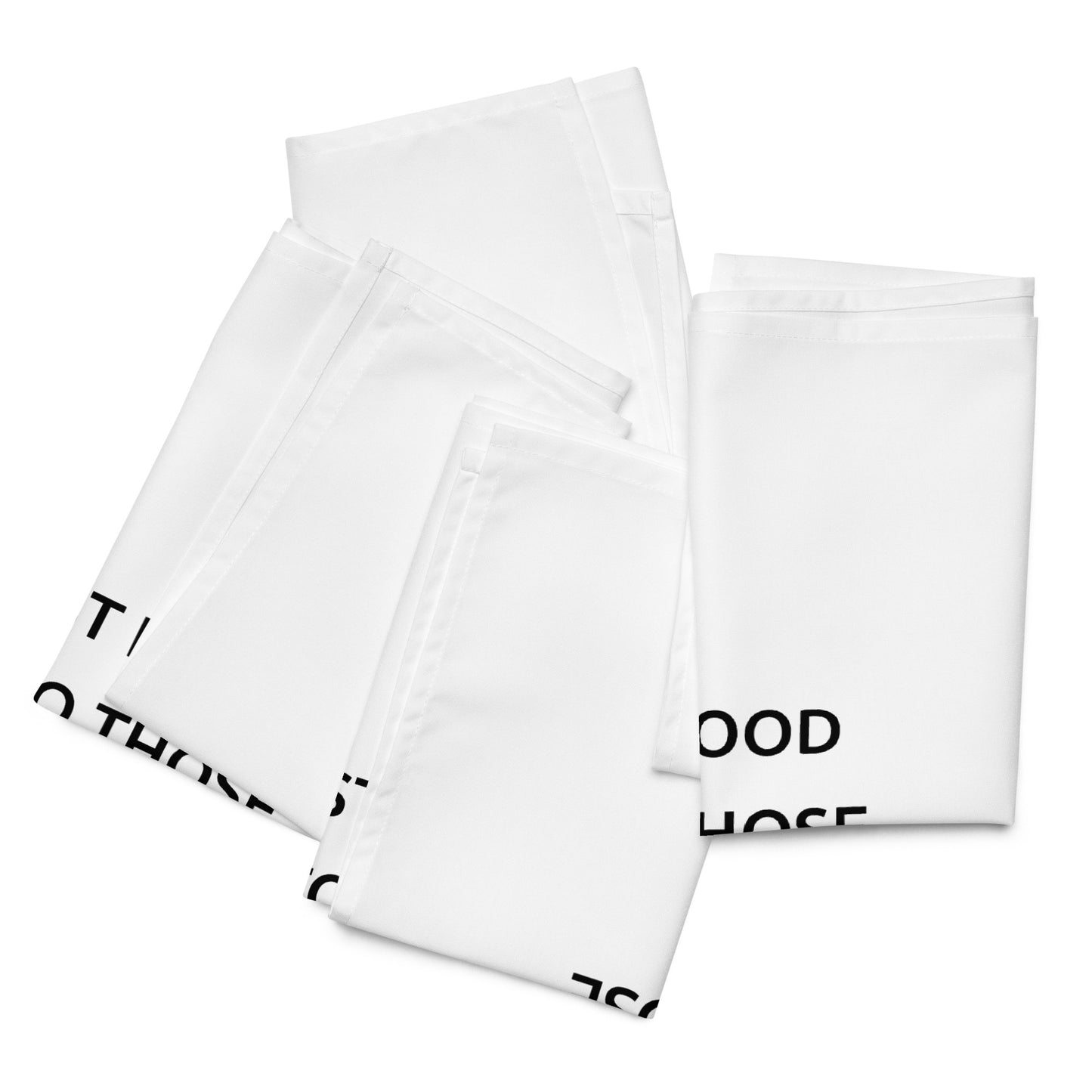 The Best Food Comes To Those Who Wait - White Napkin Set - iSAW Company