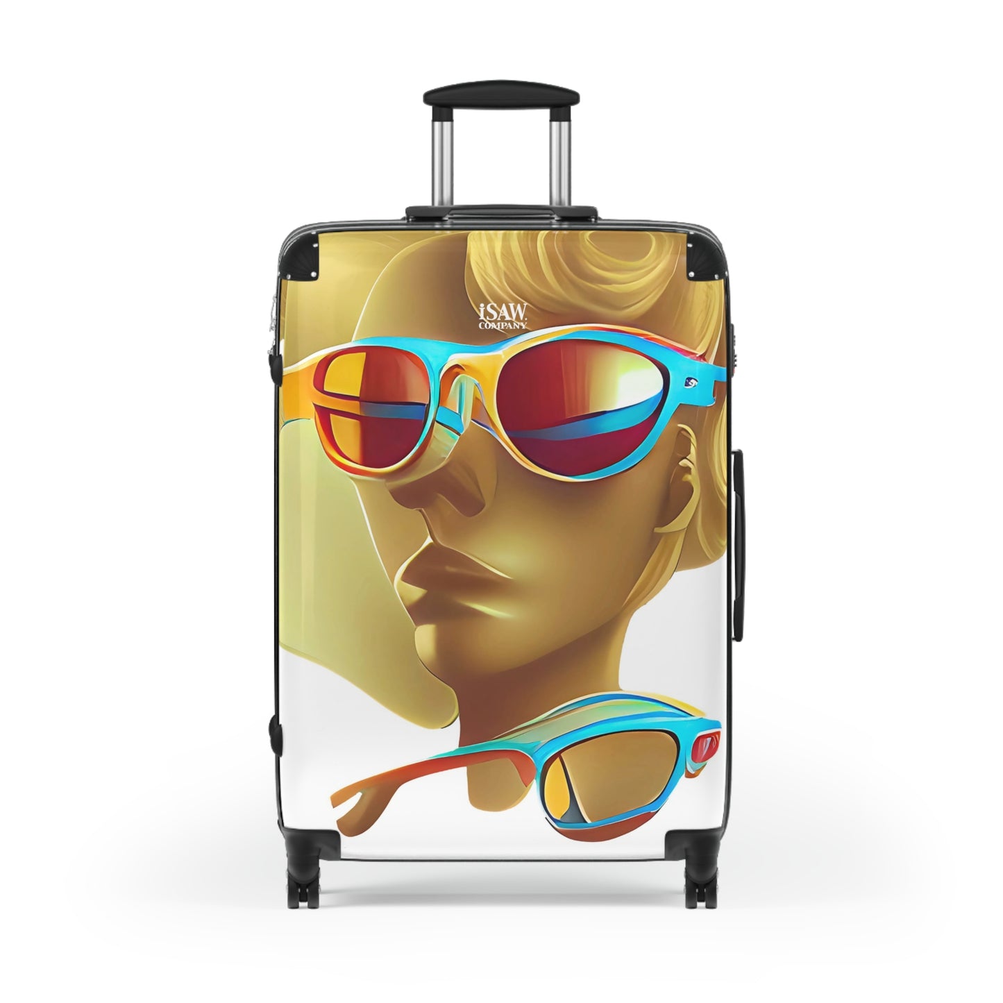 Retro Cool White - Hard - Shell Suitcase - iSAW Company