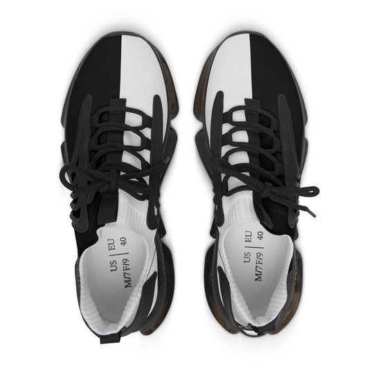Half Black Half White - Womens Street Sneakers