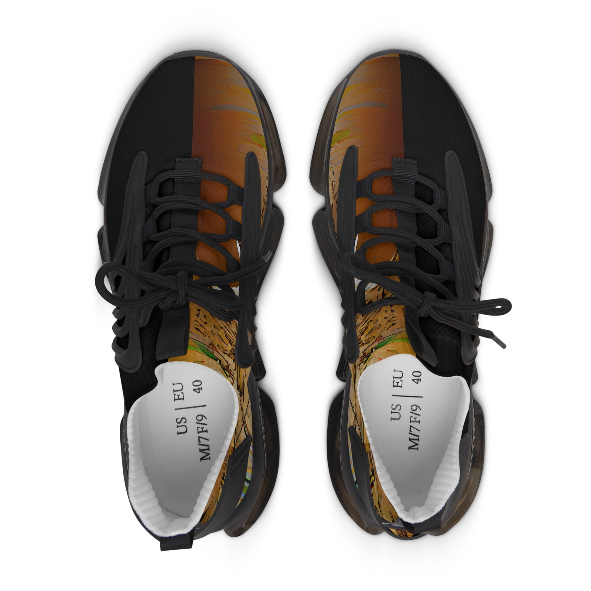 Half Black Half Gāolàng - Womens Mesh Street Sneakers - iSAW Company