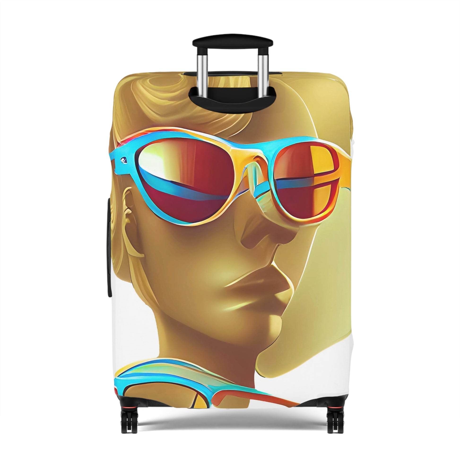 Retro Cool White – Protective Suitcase Cover - iSAW Company