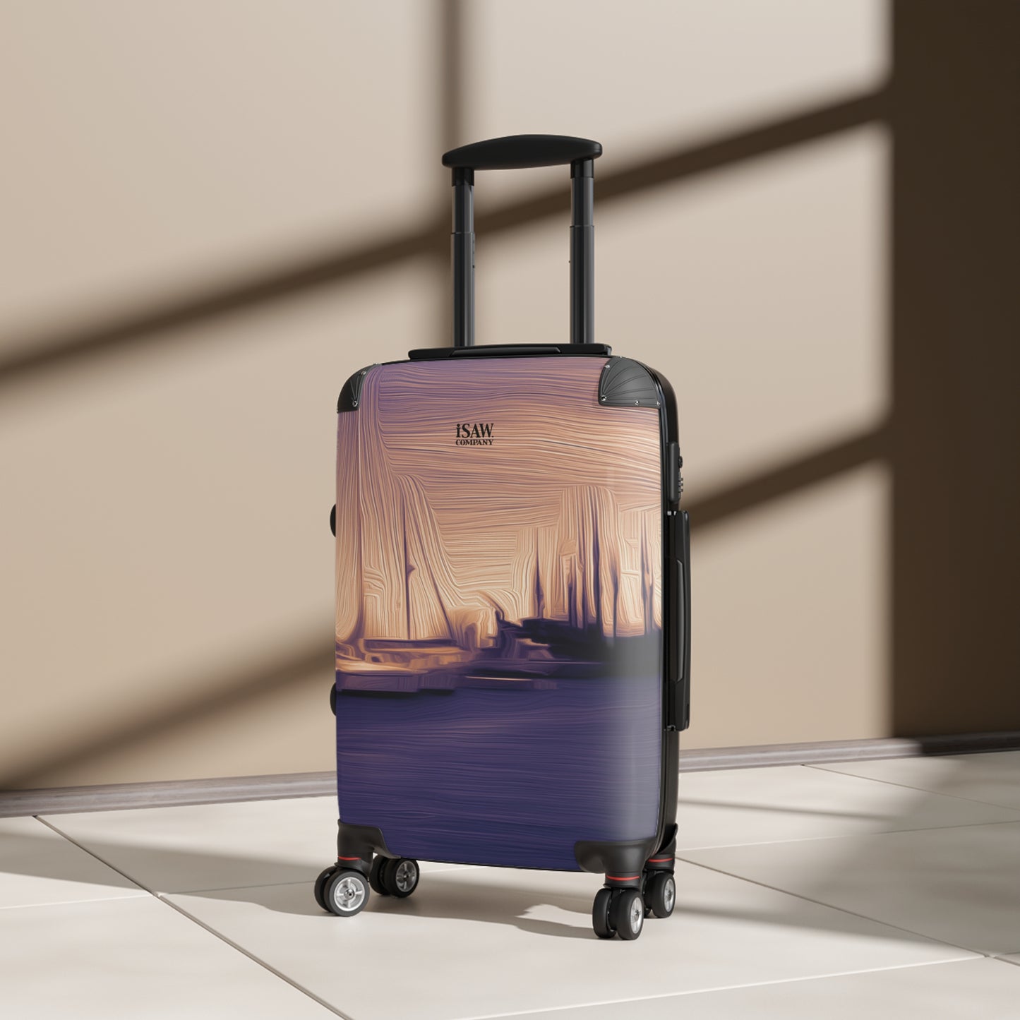 The Sleeping Yachts (at Sunset) - Hard - Shell Suitcase - iSAW Company