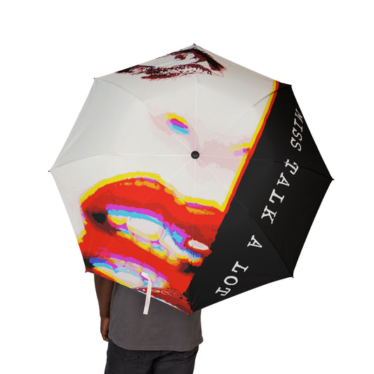 Miss Talk A Lot - Windproof Umbrella - iSAW Company