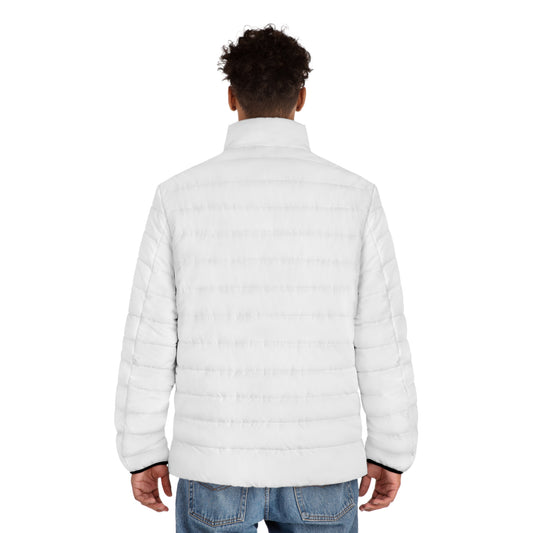 iSAW Mens White Puffer Jacket - iSAW Company