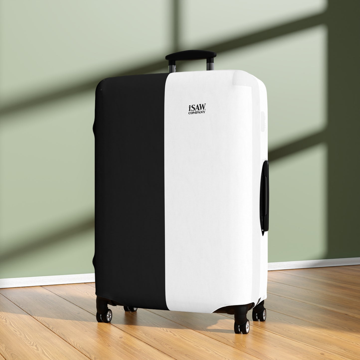 Half Black Half White – Protective Suitcase Cover - iSAW Company