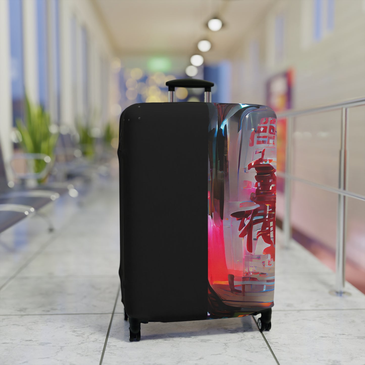 Half Black Half Báijiǔ – Protective Suitcase Cover - iSAW Company