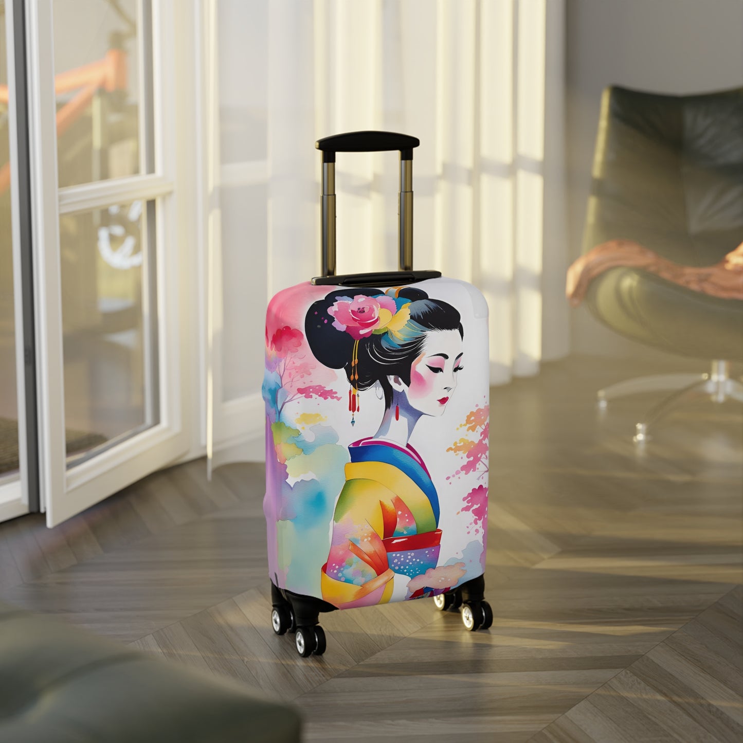 Geisha Girl – Protective Suitcase Cover - iSAW Company