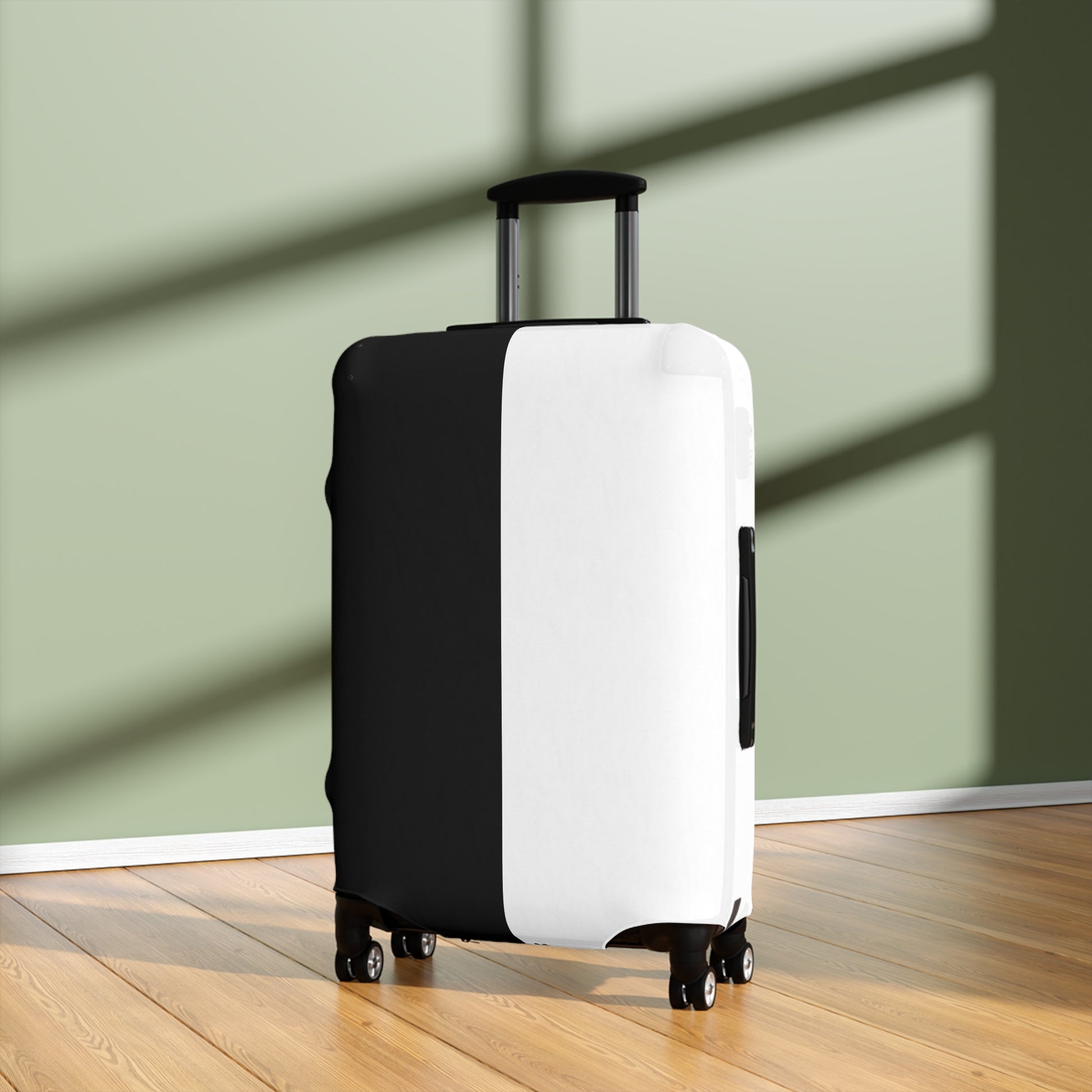 Half Black Half White – Protective Suitcase Cover - iSAW Company