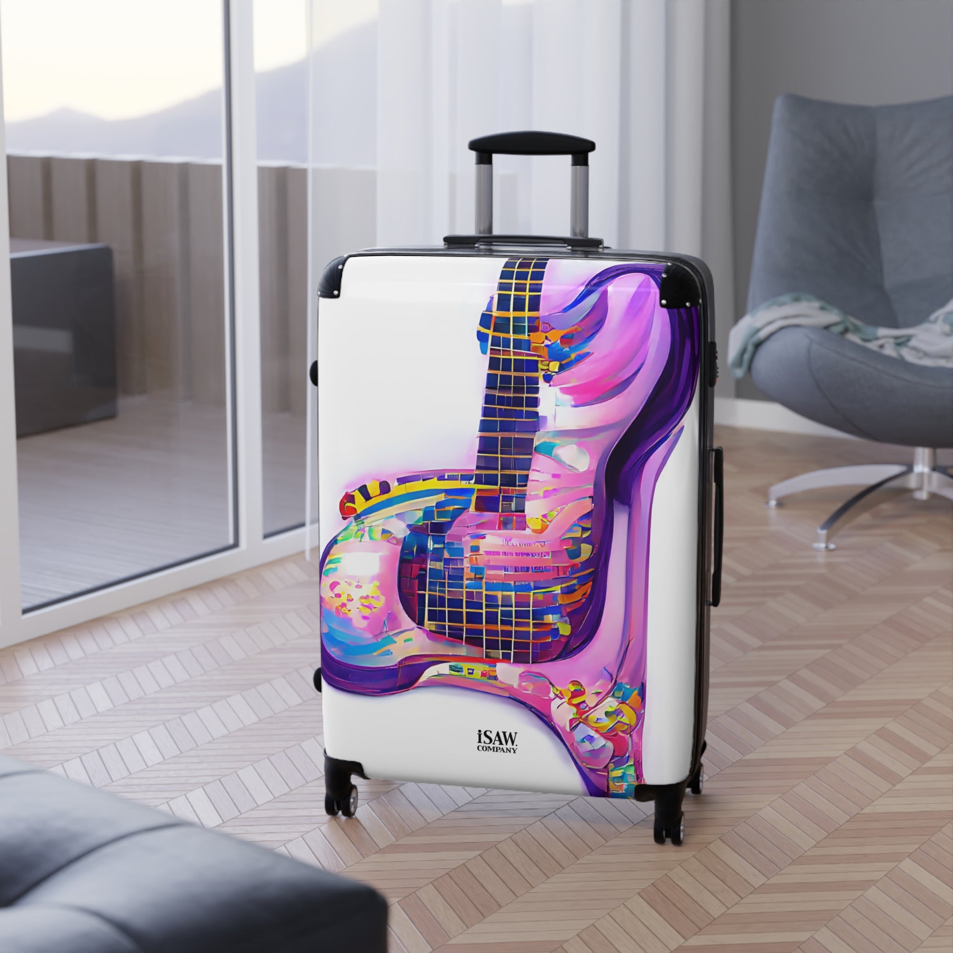 Hippie Guitar - Hard - Shell Suitcase - iSAW Company