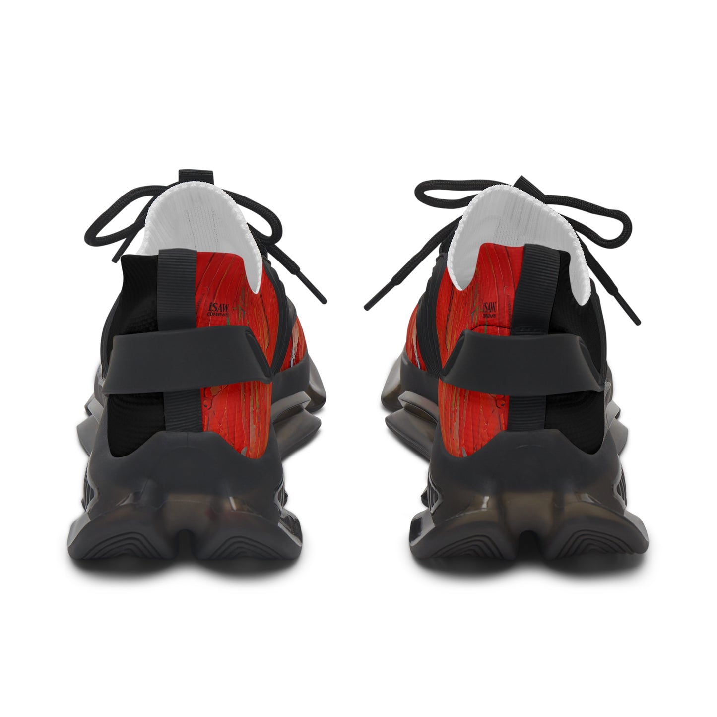 Half Black Half Hónghǎi - Womens Mesh Street Sneakers - iSAW Company