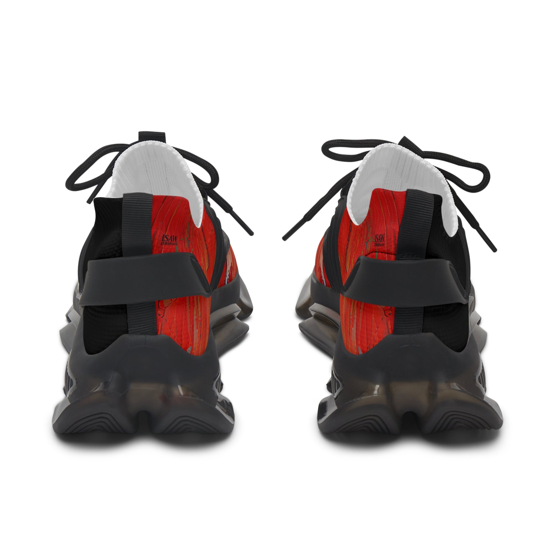 Half Black Half Hónghǎi - Womens Mesh Street Sneakers - iSAW Company