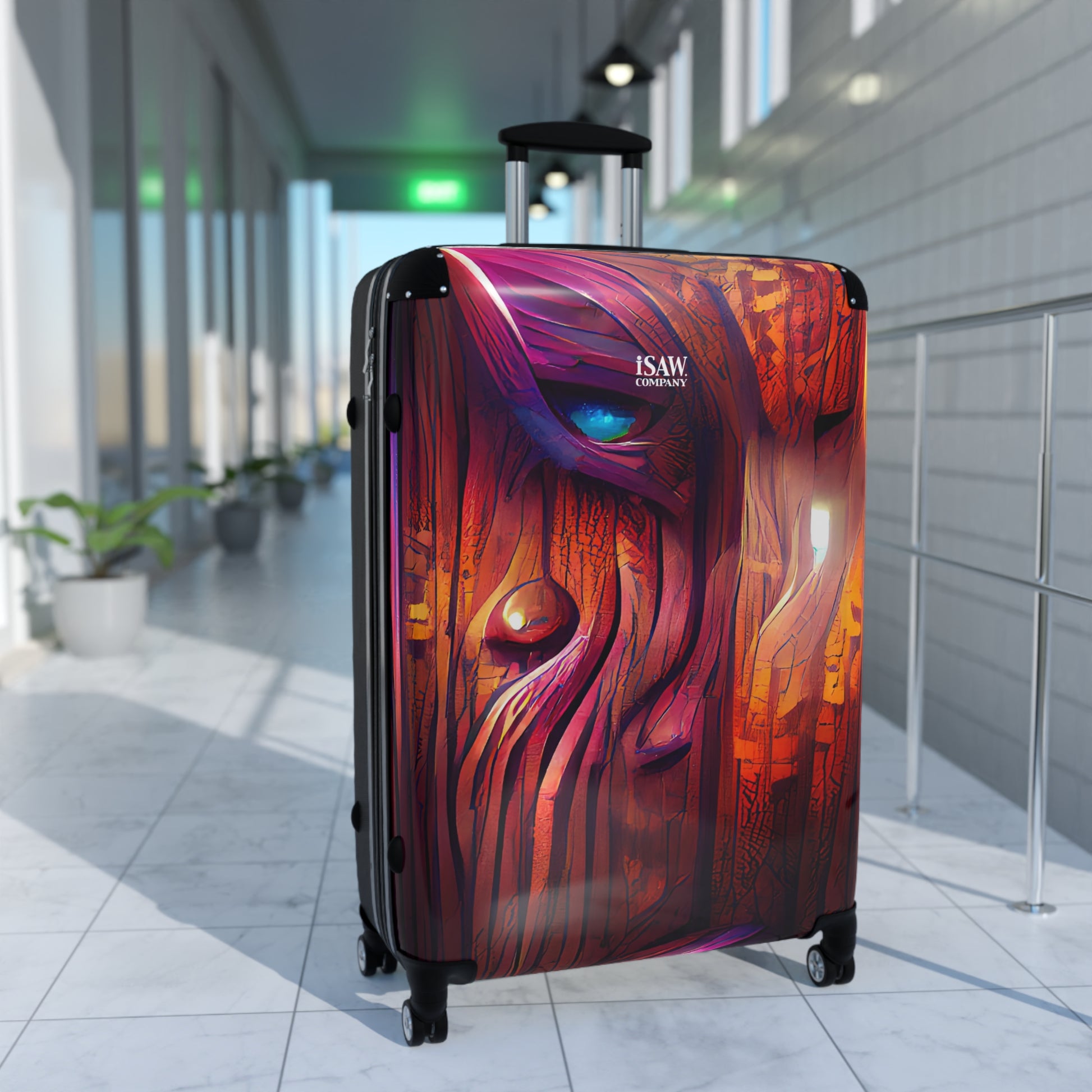 Hardwood - Hard - Shell Suitcase - iSAW Company