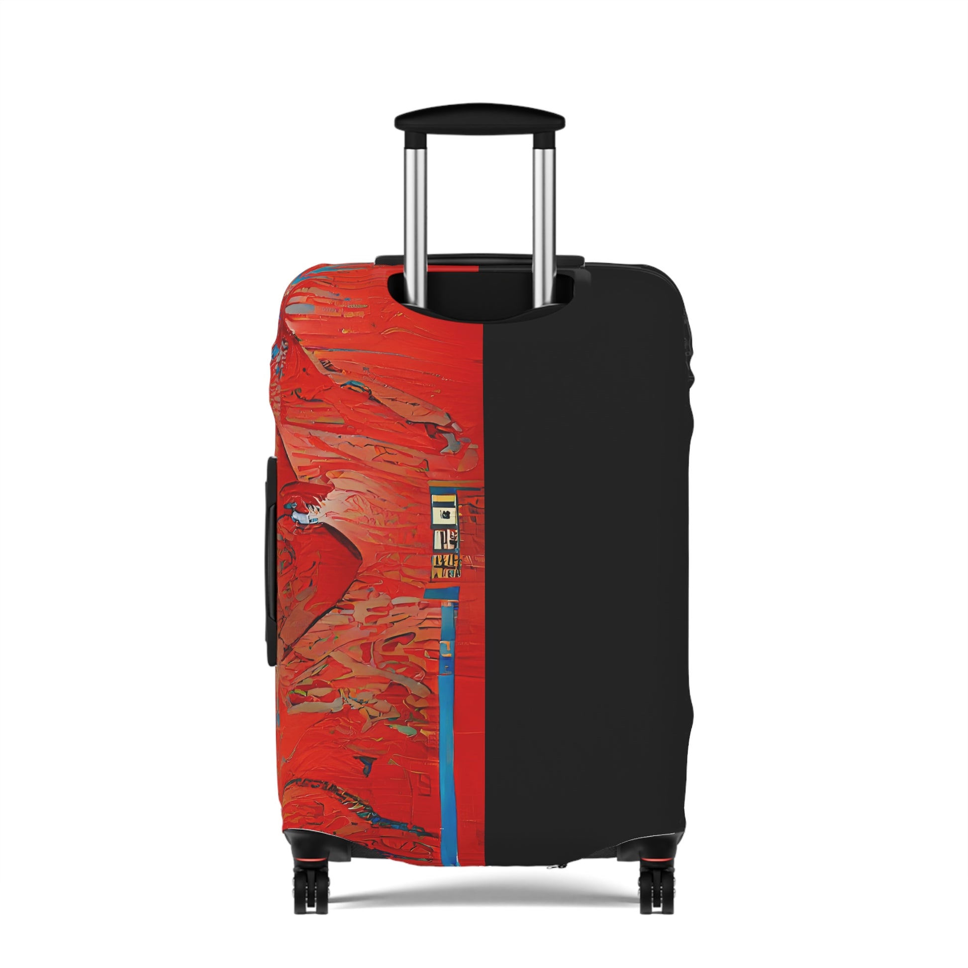 Half Black Half Hónghǎi – Protective Suitcase Cover - iSAW Company