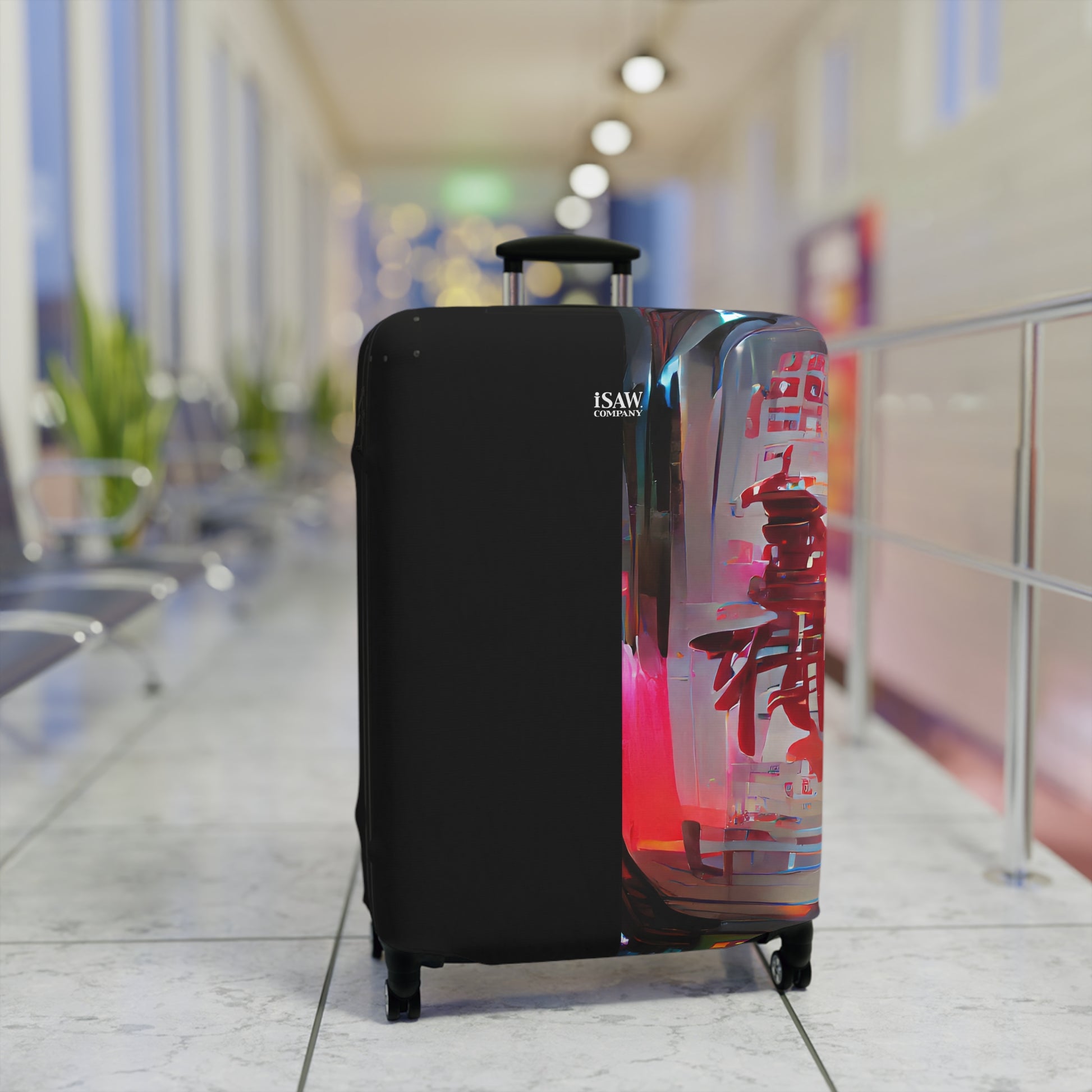 Half Black Half Báijiǔ – Protective Suitcase Cover - iSAW Company