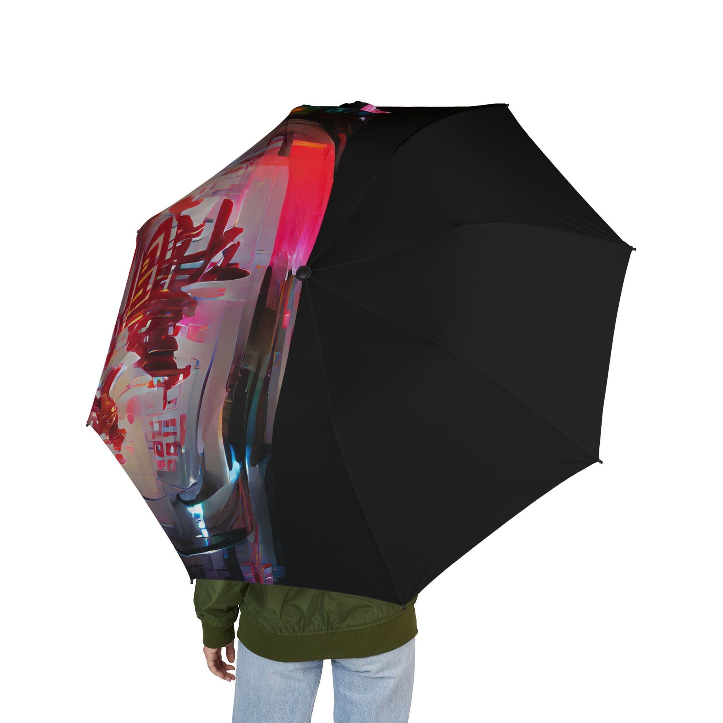 Half Black Half Báijiǔ - Windproof Umbrella - iSAW Company