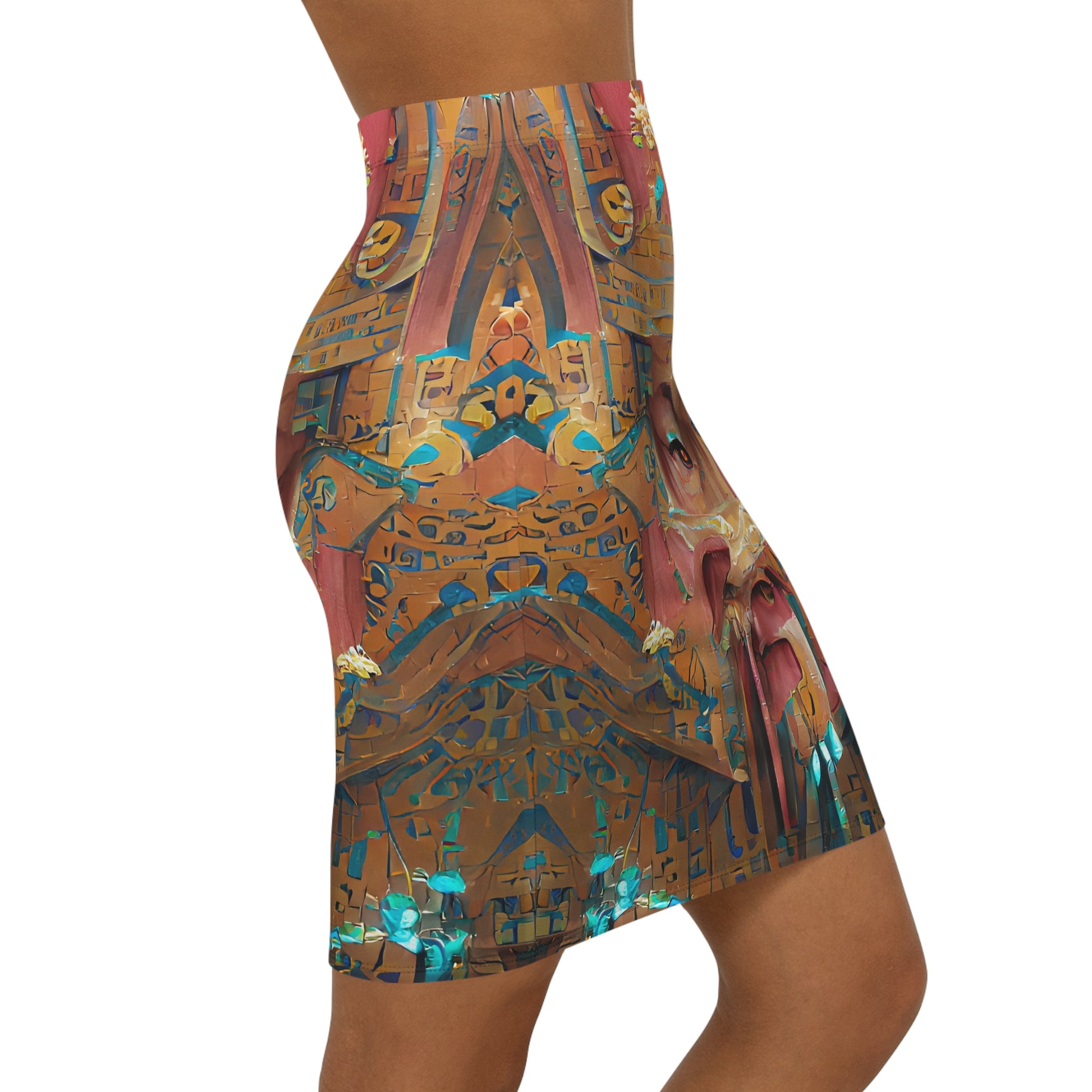 Huángdì - Womens Pencil Skirt - iSAW Company