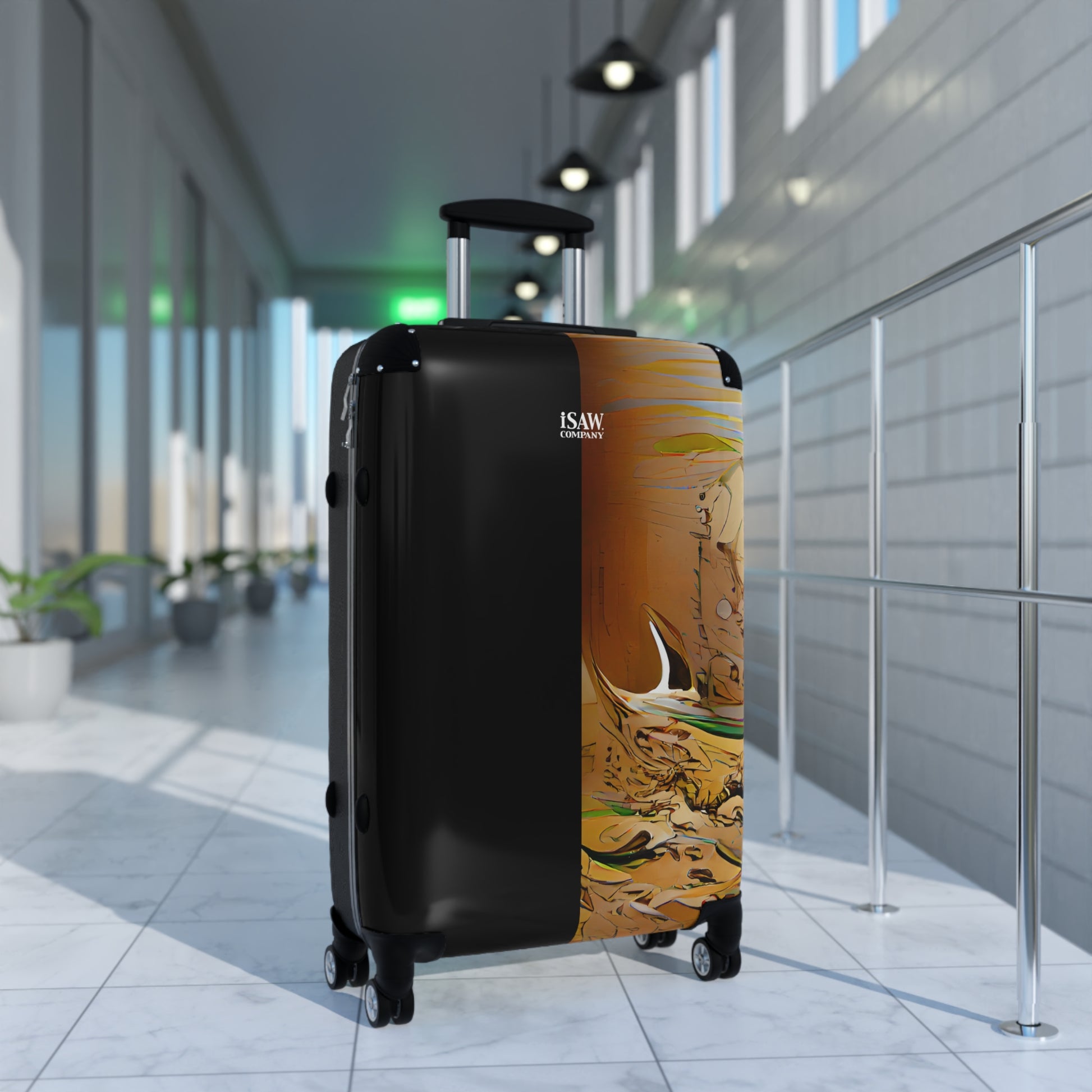 Half Black Half Gāolàng - Hard - Shell Suitcase - iSAW Company