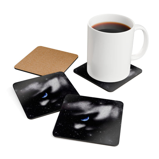 In The Quiet of Your Mind - Cork Back Coaster Set - iSAW Company