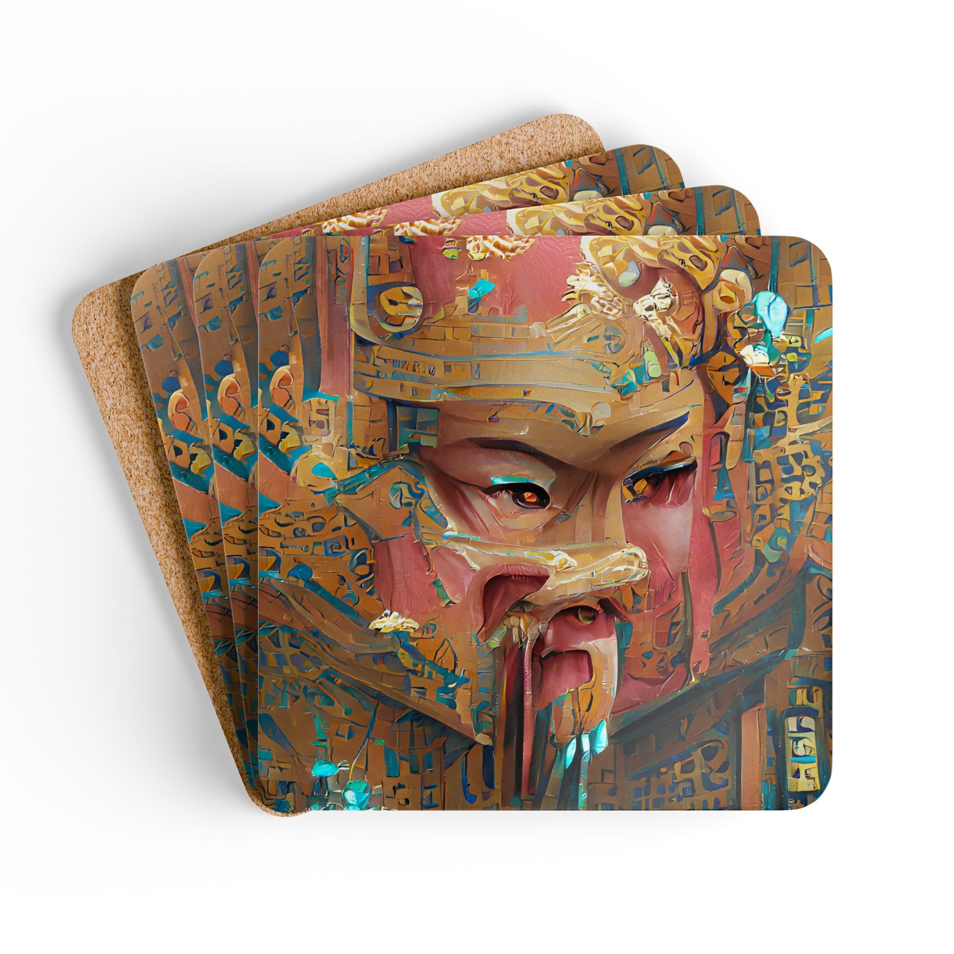 Huángdì - Cork Back Coaster Set - iSAW Company