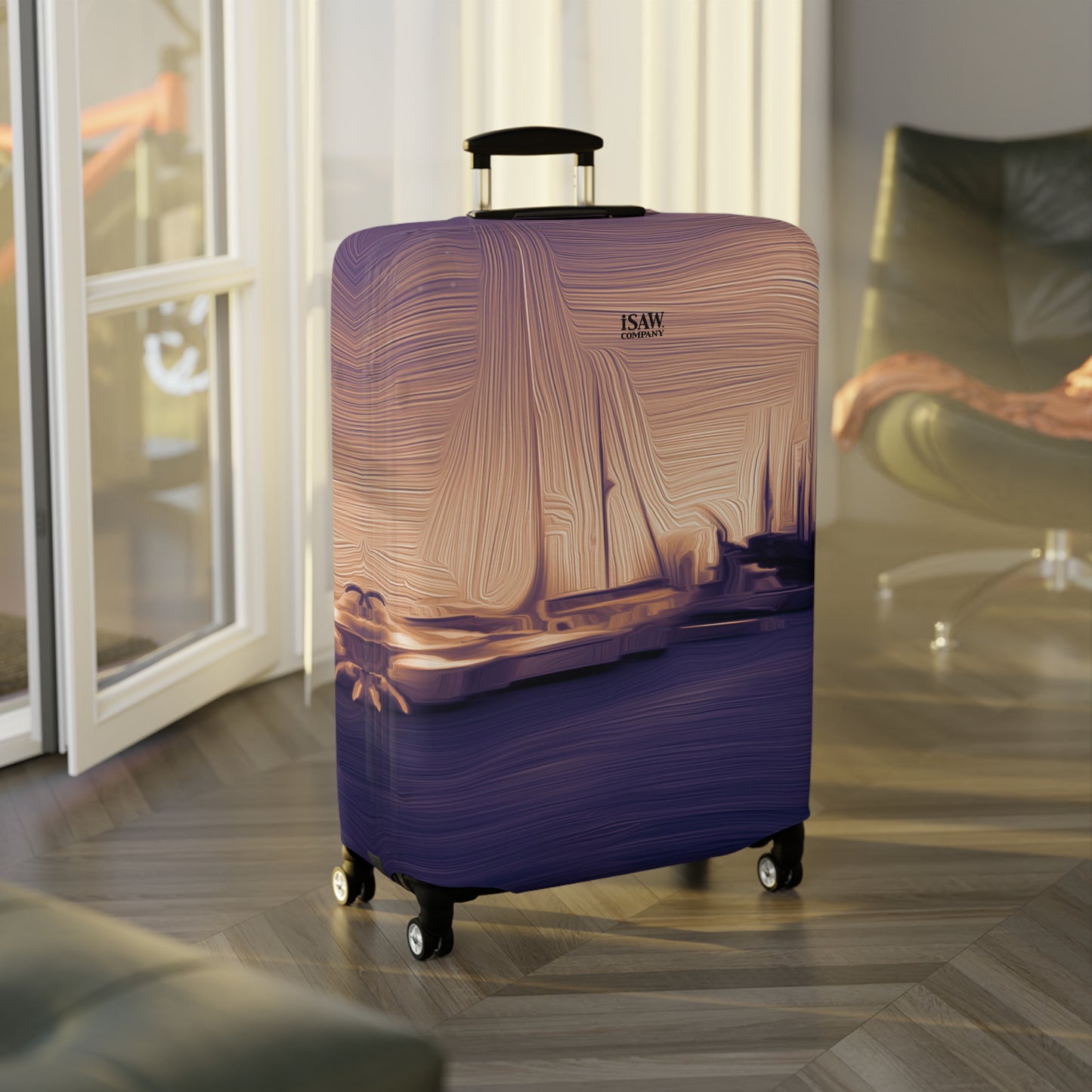 The Sleeping Yachts (at Sunset) – Protective Suitcase Cover - iSAW Company