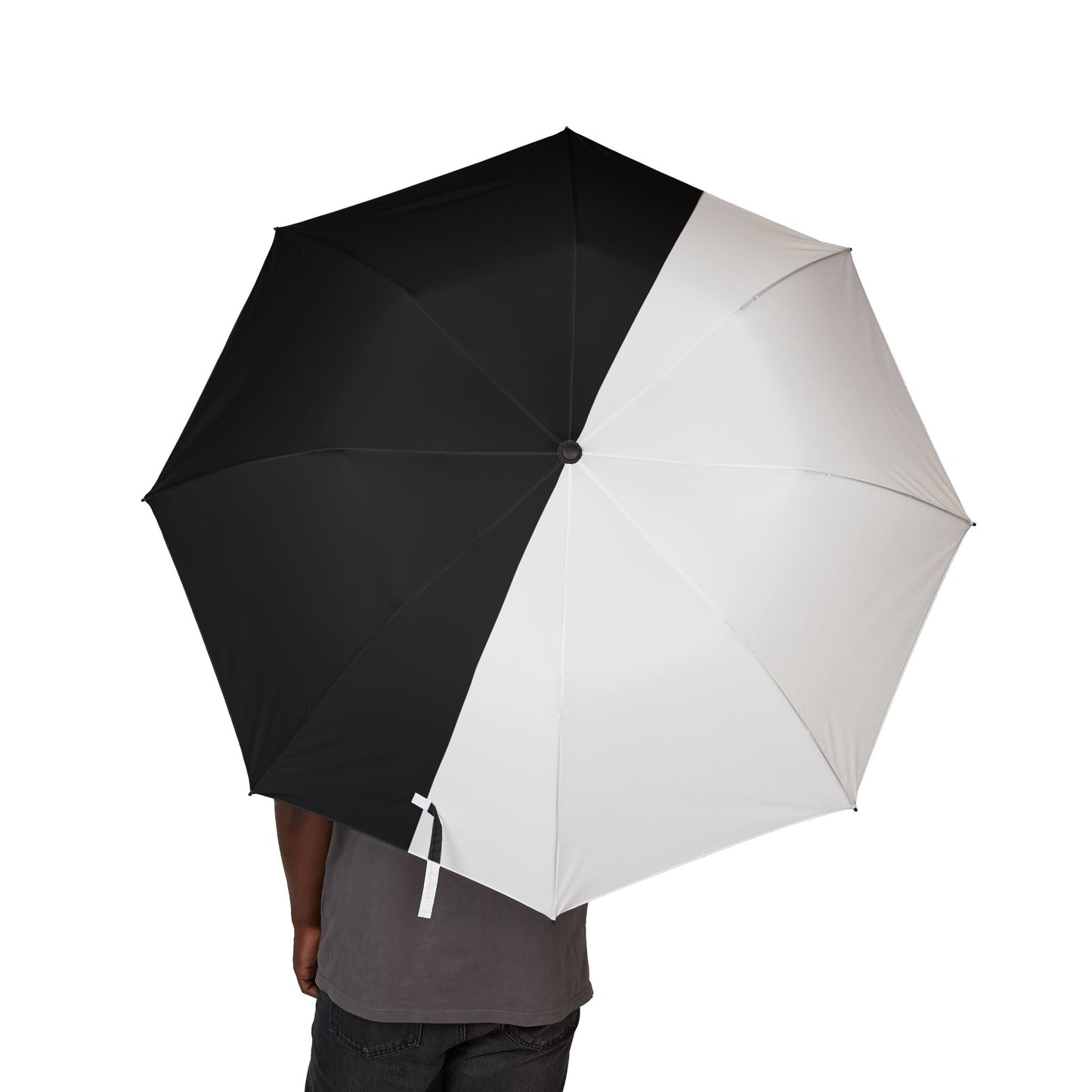 Half Black Half White - Windproof Umbrella - iSAW Company