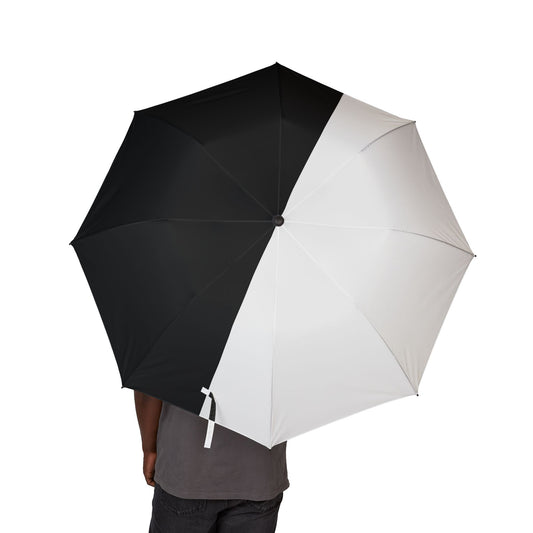 Half Black Half White - Windproof Umbrella - iSAW Company