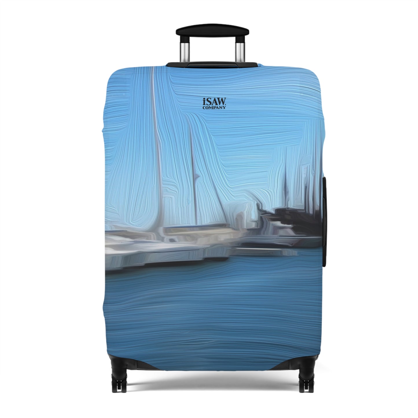 The Sleeping Yachts (at Morning) – Protective Suitcase Cover - iSAW Company