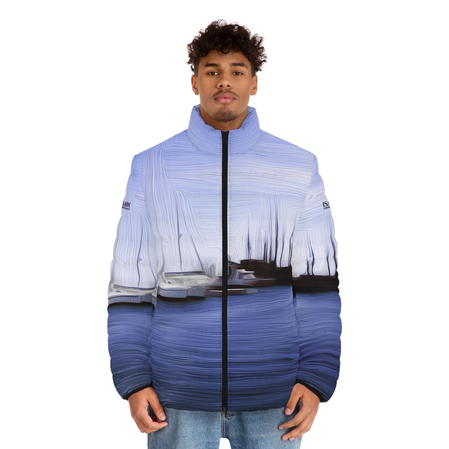 The Sleeping Yachts (at Afternoon) - Mens Puffer Jacket - iSAW Company