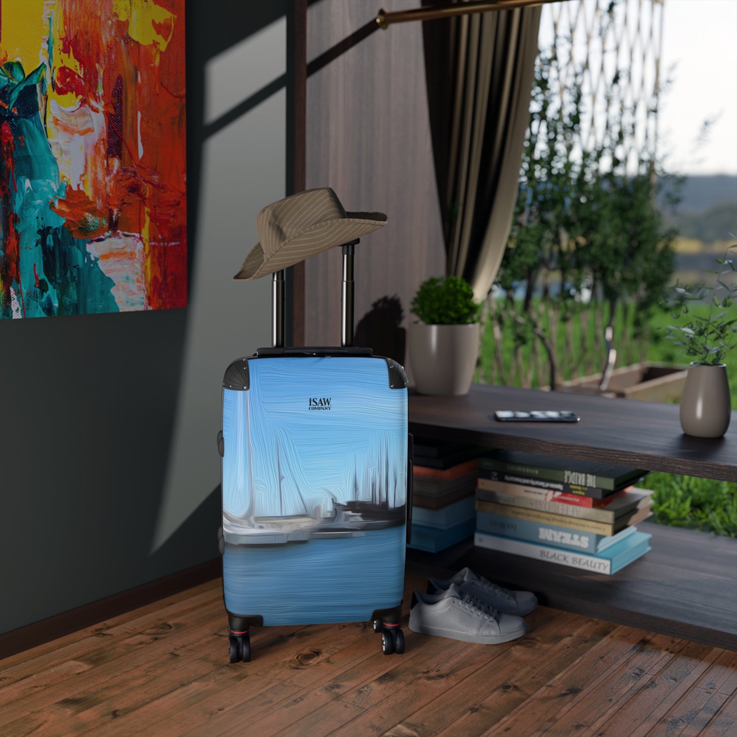 The Sleeping Yachts (at Morning) - Hard - Shell Suitcase - iSAW Company