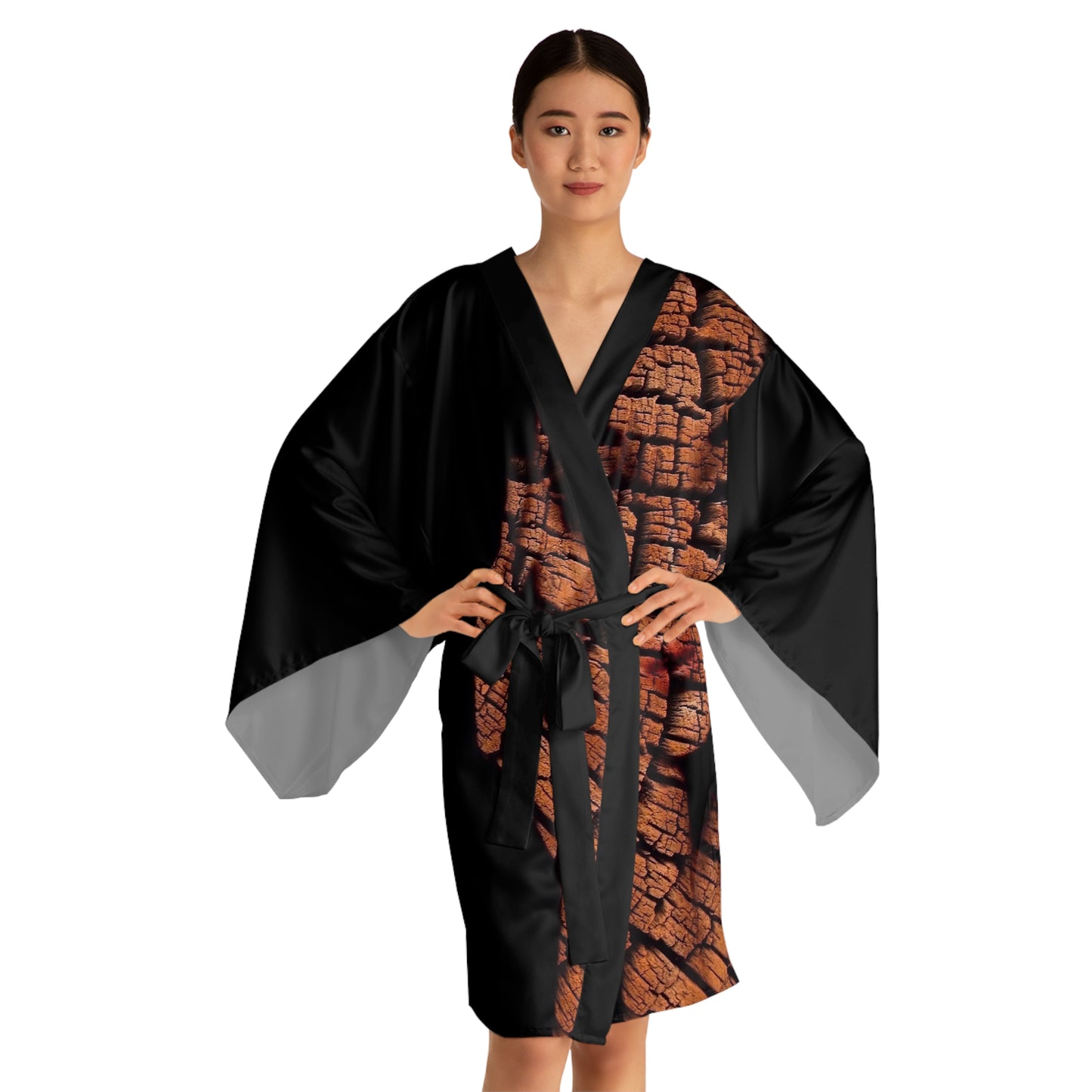 Bored Stiff - Womens Long Sleeve Kimono Robe - iSAW Company