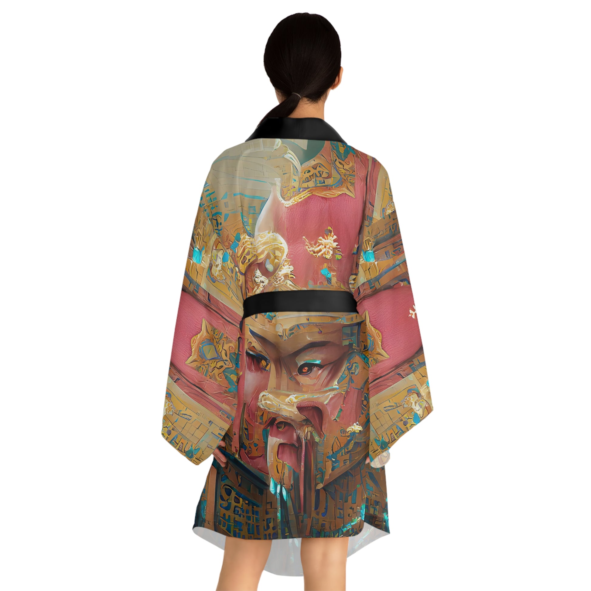 Huángdì - Womens Long Sleeve Kimono Robe - iSAW Company