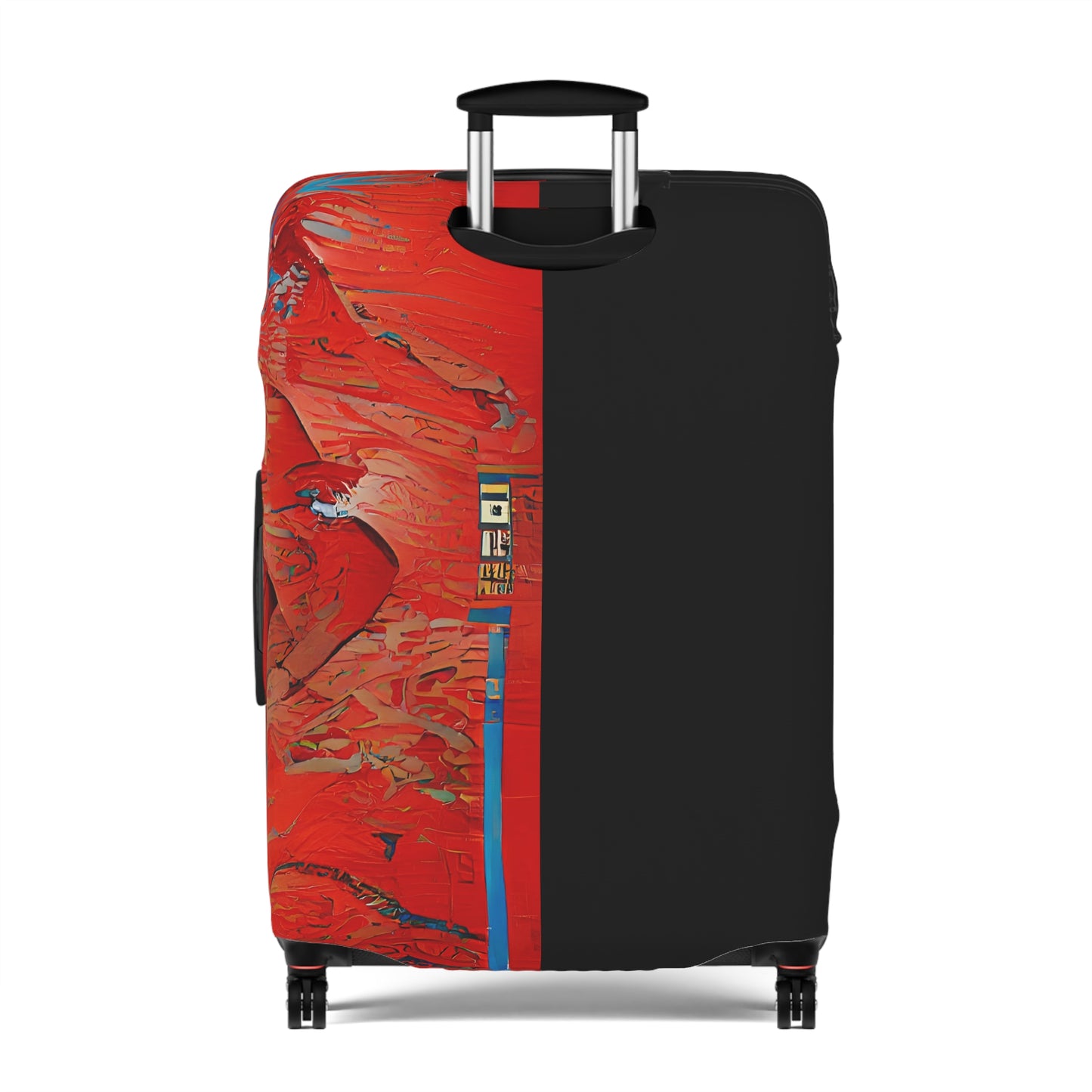 Half Black Half Hónghǎi – Protective Suitcase Cover - iSAW Company