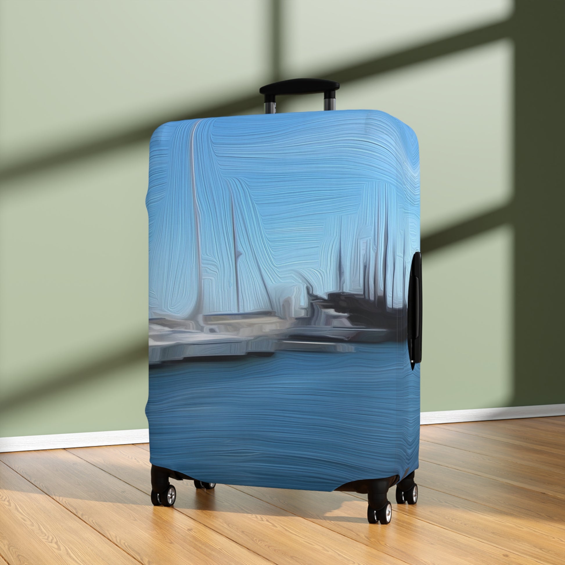 The Sleeping Yachts (at Morning) – Protective Suitcase Cover - iSAW Company