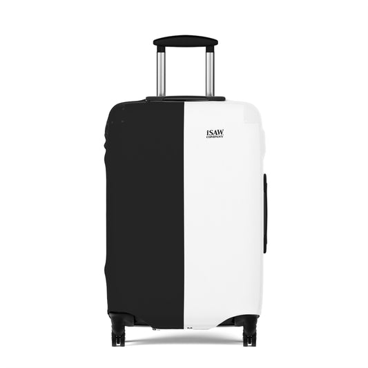Half Black Half White – Protective Suitcase Cover - iSAW Company