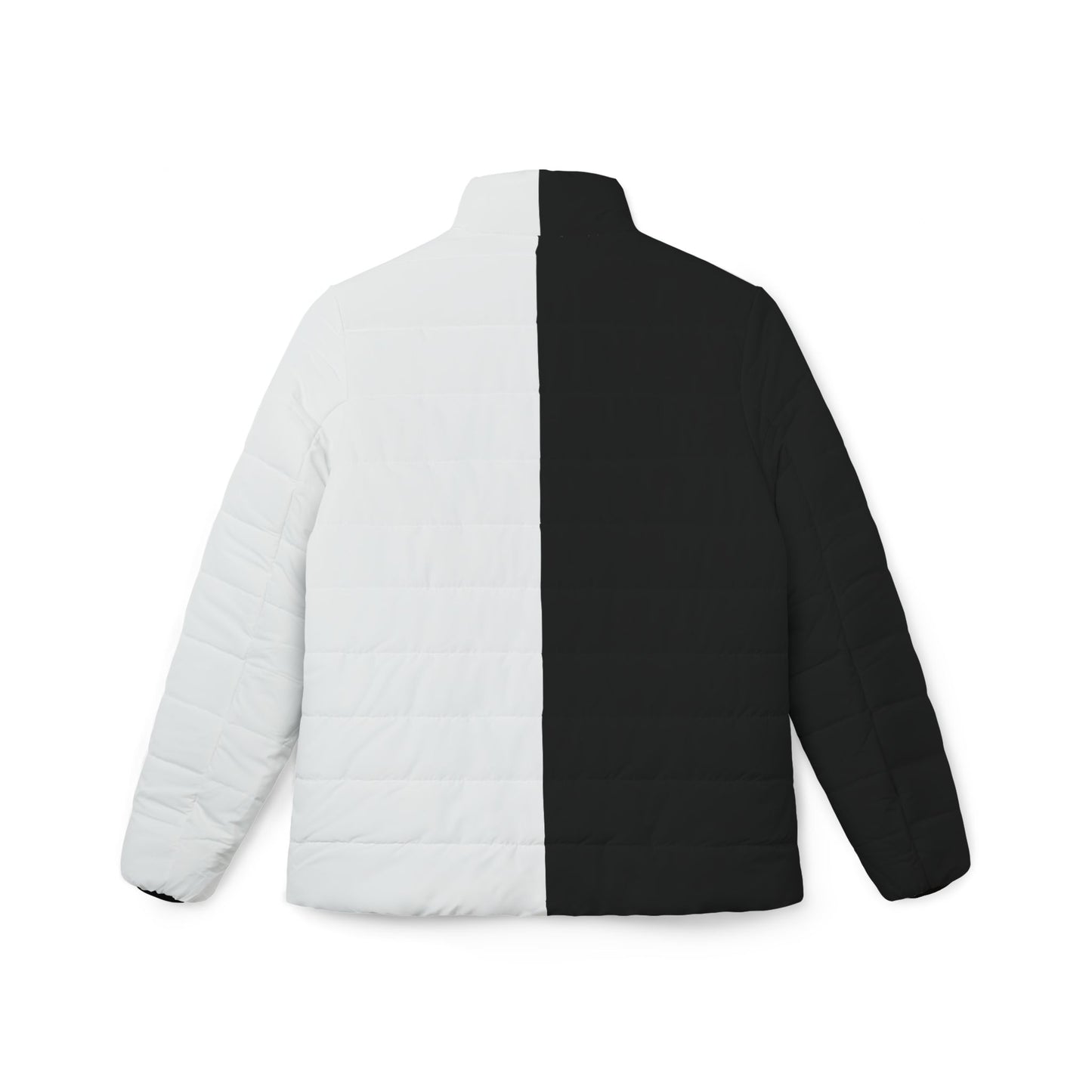Half Black Half White - Womens Puffer Jacket - iSAW Company
