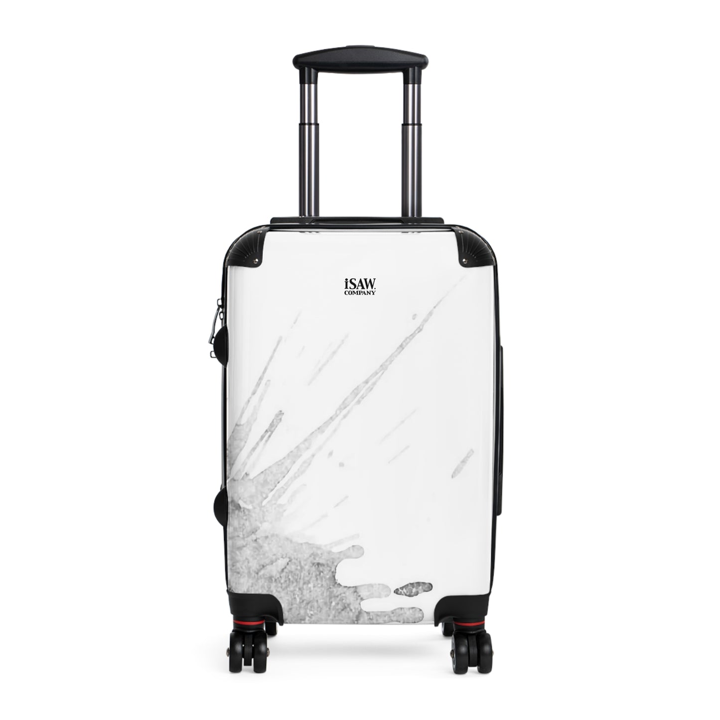 Watercolour Grey Splash - Hard - Shell Suitcase - iSAW Company