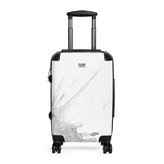 Watercolour Grey Splash - Hard - Shell Suitcase - iSAW Company